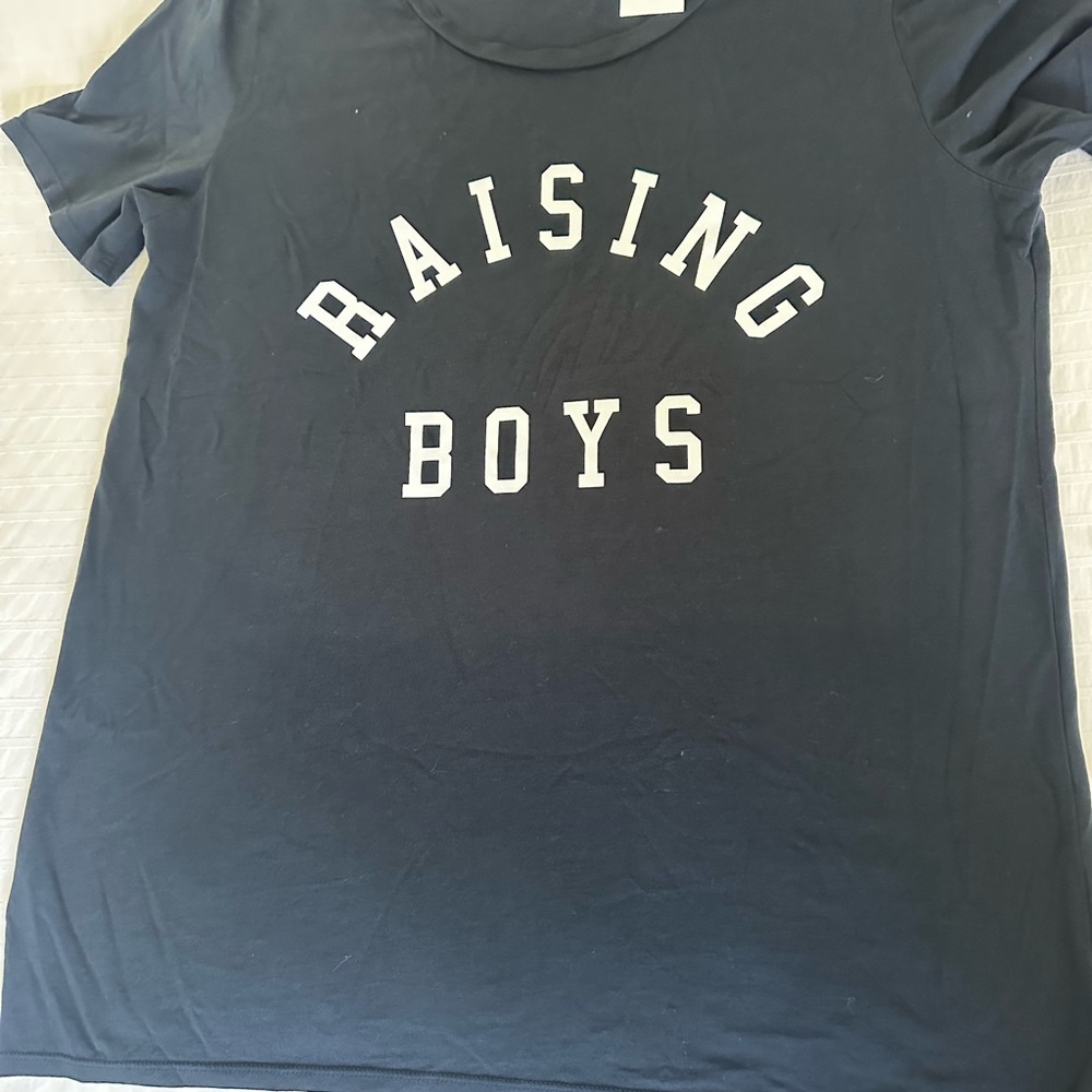 Boy mom Ford and Wyatt Raising Boys Black Kids T-Shirt